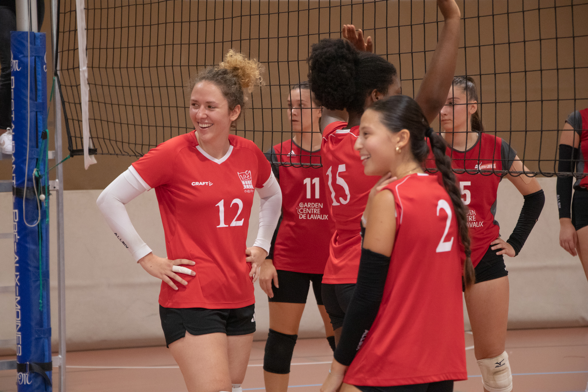 M19f1 du VBC Cossonay lors d'un match contre Lutry Lavaux Volleyball